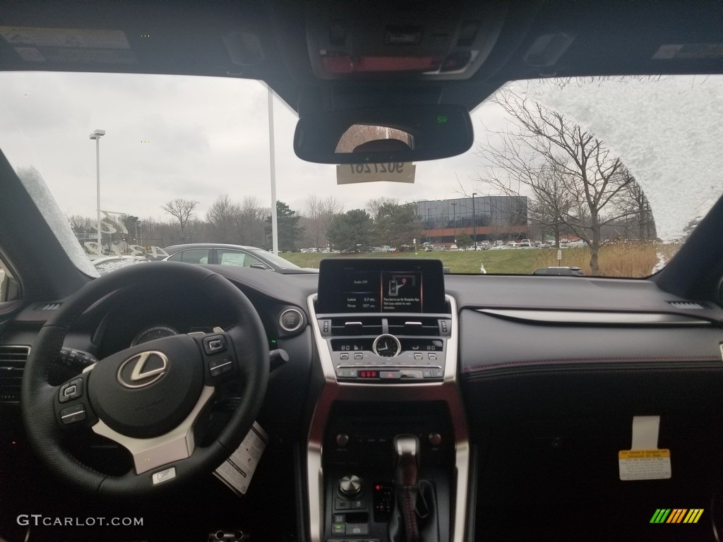 2020 Lexus NX 300 F Sport AWD Circuit Red Dashboard Photo #137046579