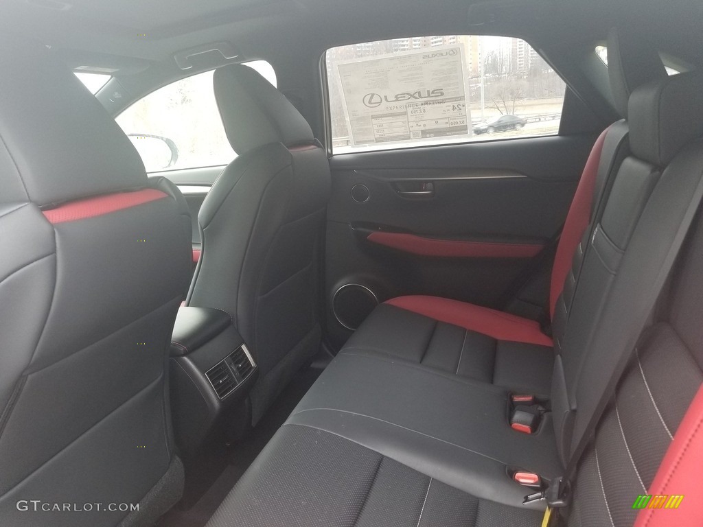 Circuit Red Interior 2020 Lexus NX 300 F Sport AWD Photo #137046597
