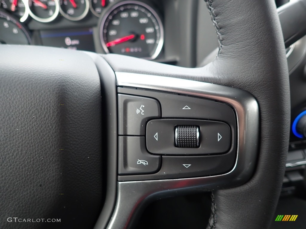 2020 Chevrolet Silverado 1500 LT Crew Cab 4x4 Jet Black Steering Wheel Photo #137047107