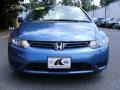 2008 Atomic Blue Metallic Honda Civic LX Coupe  photo #16