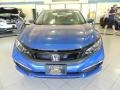 2020 Aegean Blue Metallic Honda Civic LX Sedan  photo #2