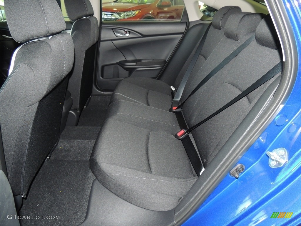 2020 Civic LX Sedan - Aegean Blue Metallic / Black photo #13