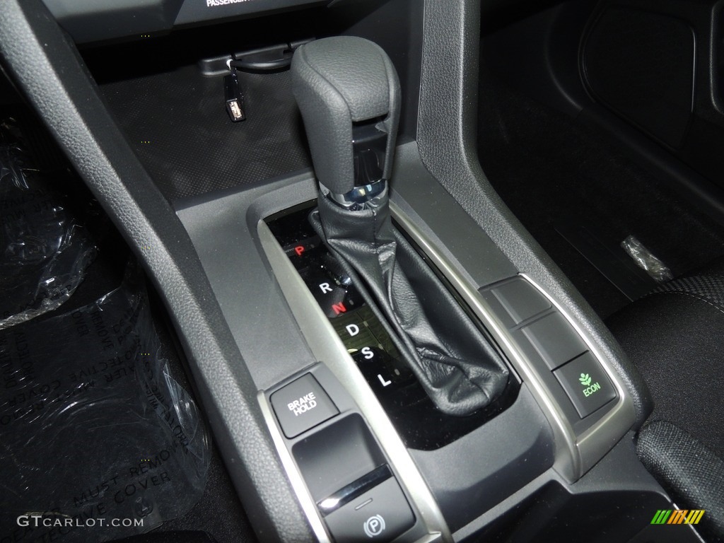 2020 Civic LX Sedan - Aegean Blue Metallic / Black photo #16