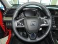 Black 2020 Honda Civic LX Sedan Steering Wheel