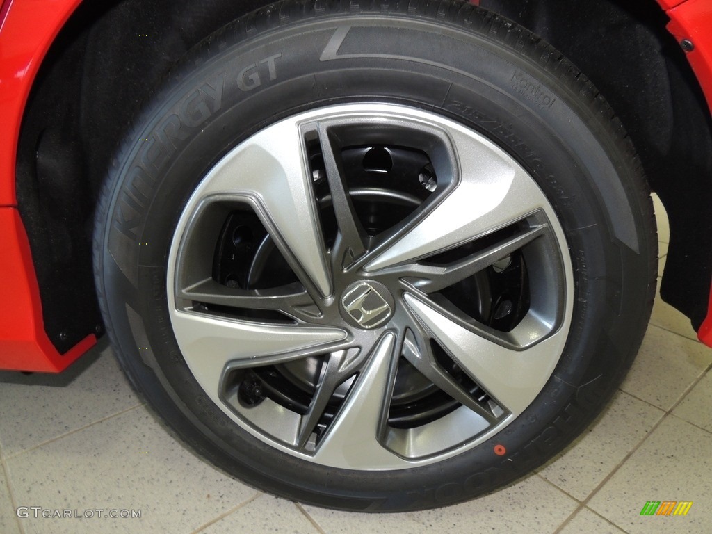 2020 Civic LX Sedan - Rallye Red / Black photo #20