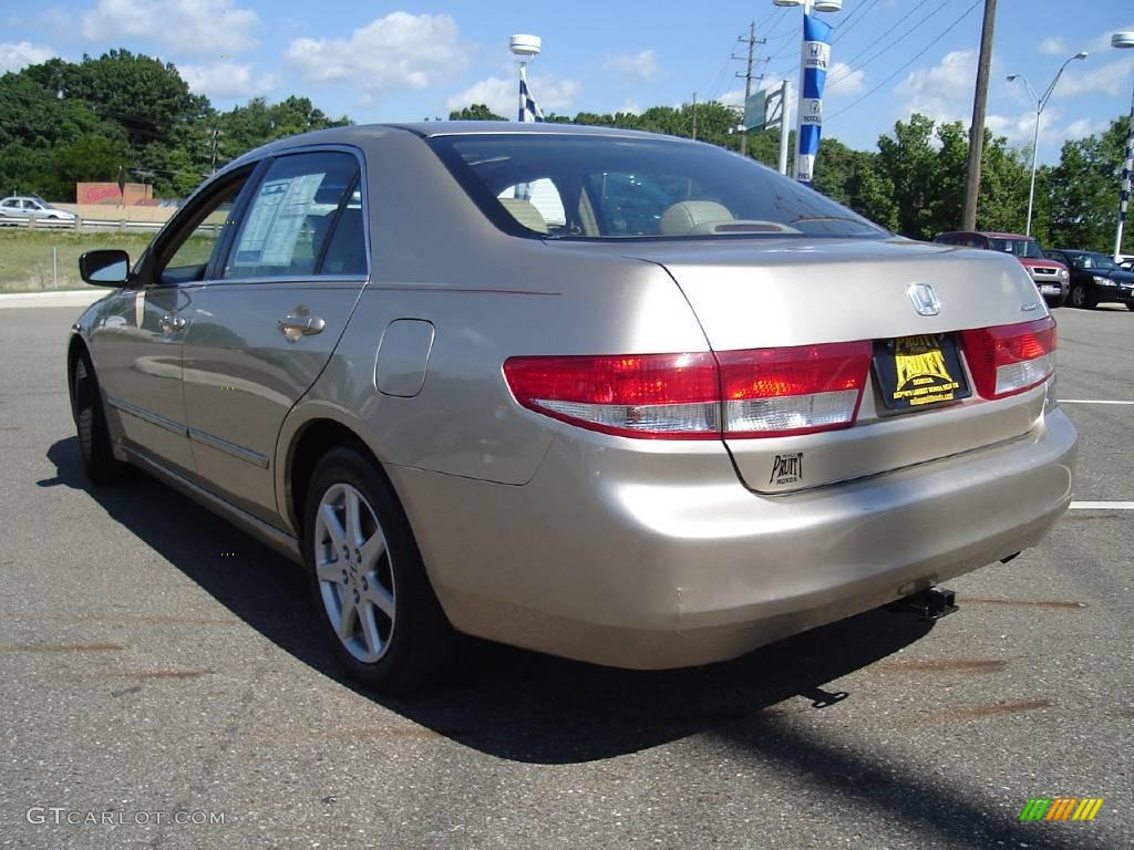 2003 Accord EX V6 Sedan - Desert Mist Metallic / Ivory photo #3