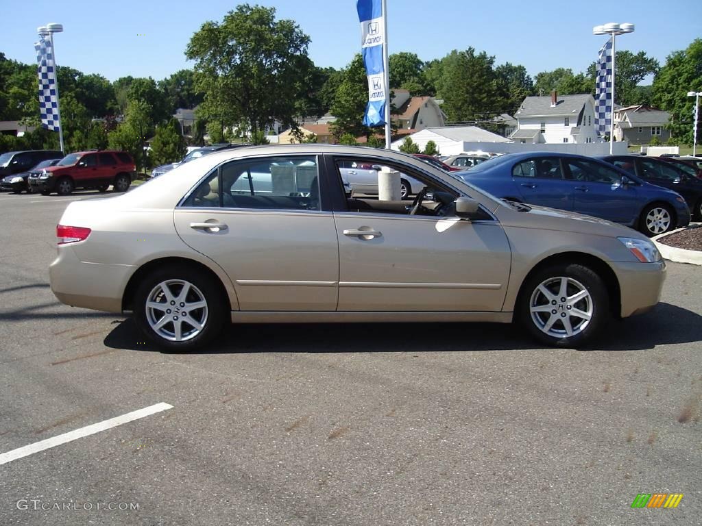2003 Accord EX V6 Sedan - Desert Mist Metallic / Ivory photo #6