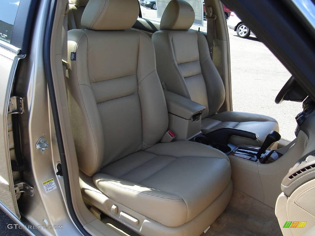2003 Accord EX V6 Sedan - Desert Mist Metallic / Ivory photo #14