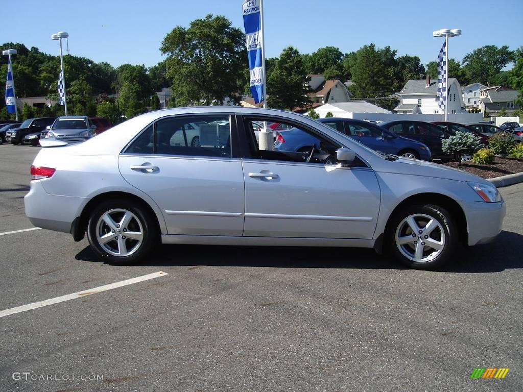 2003 Accord EX Sedan - Satin Silver Metallic / Black photo #6
