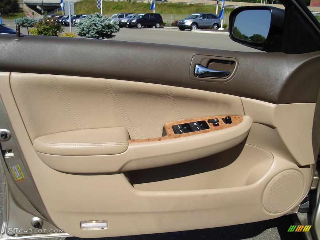 2003 Accord EX V6 Sedan - Desert Mist Metallic / Ivory photo #20