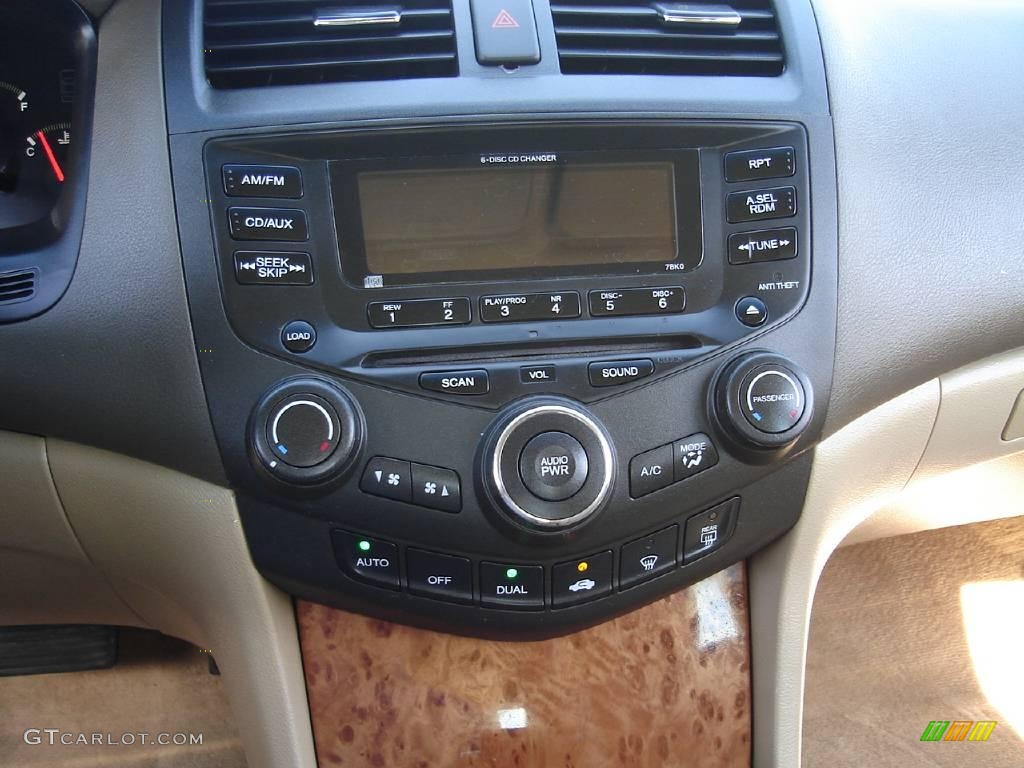 2003 Accord EX V6 Sedan - Desert Mist Metallic / Ivory photo #25