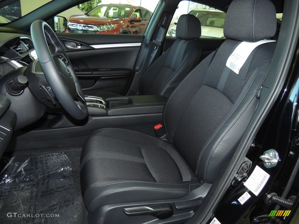2020 Civic Sport Sedan - Crystal Black Pearl / Black photo #12