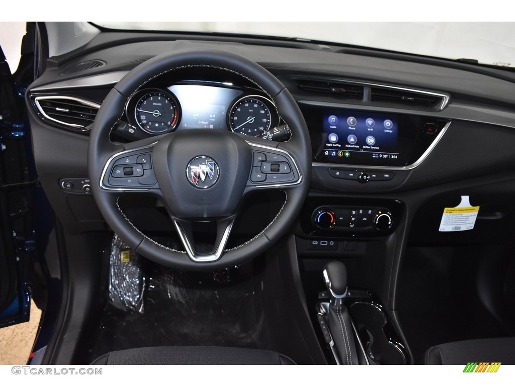 2020 Buick Encore GX Preferred AWD Ebony Dashboard Photo #137055714