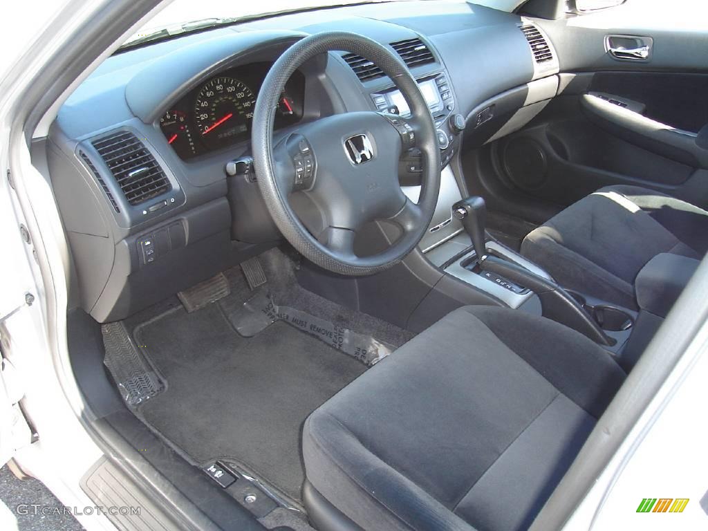 2003 Accord EX Sedan - Satin Silver Metallic / Black photo #22
