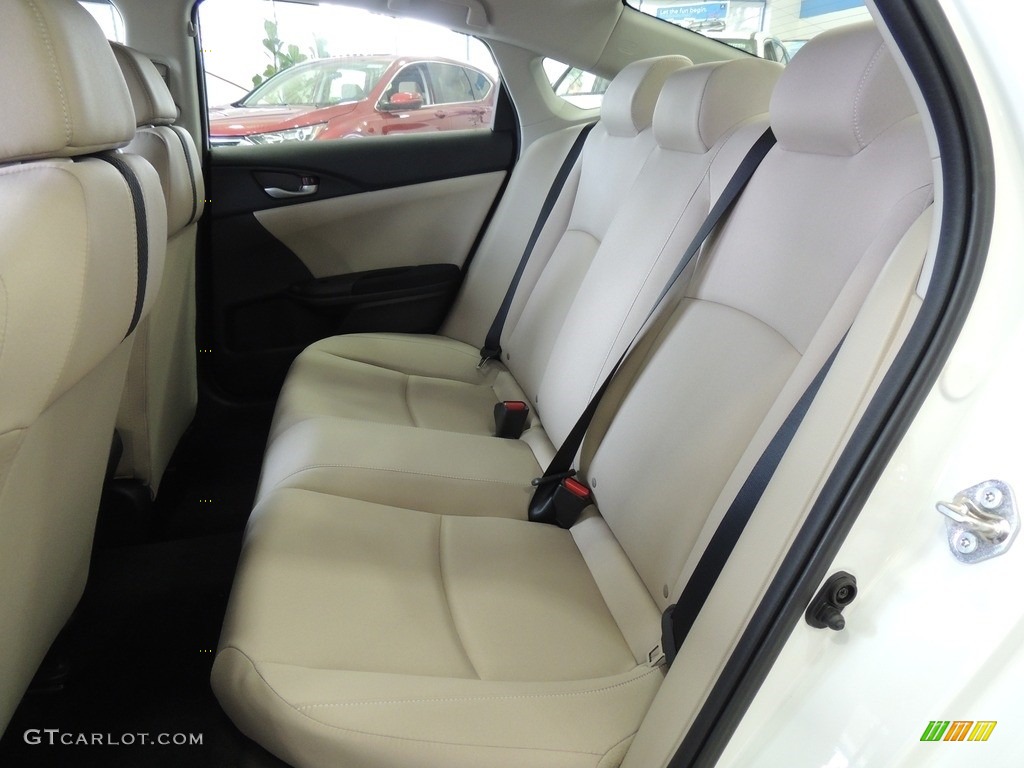 2020 Civic LX Sedan - Platinum White Pearl / Ivory photo #13