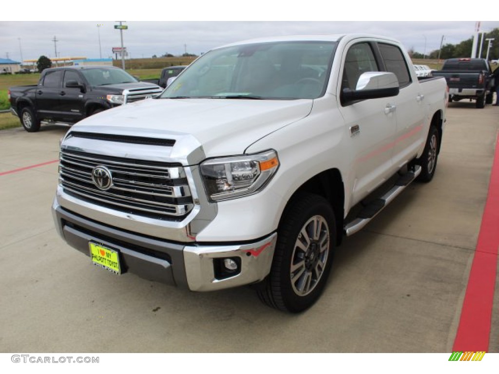 2020 Tundra 1794 Edition CrewMax 4x4 - Super White / Black photo #4