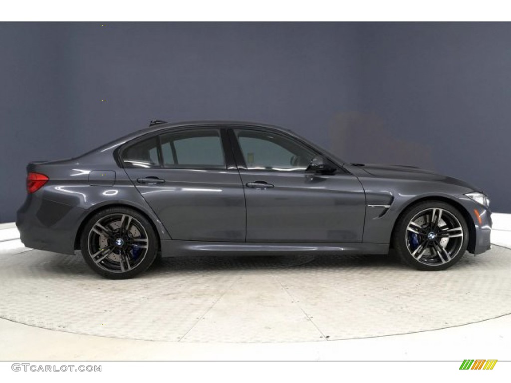 2016 M3 Sedan - Mineral Grey Metallic / Black photo #30