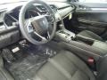 Black 2020 Honda Civic Sport Sedan Interior Color