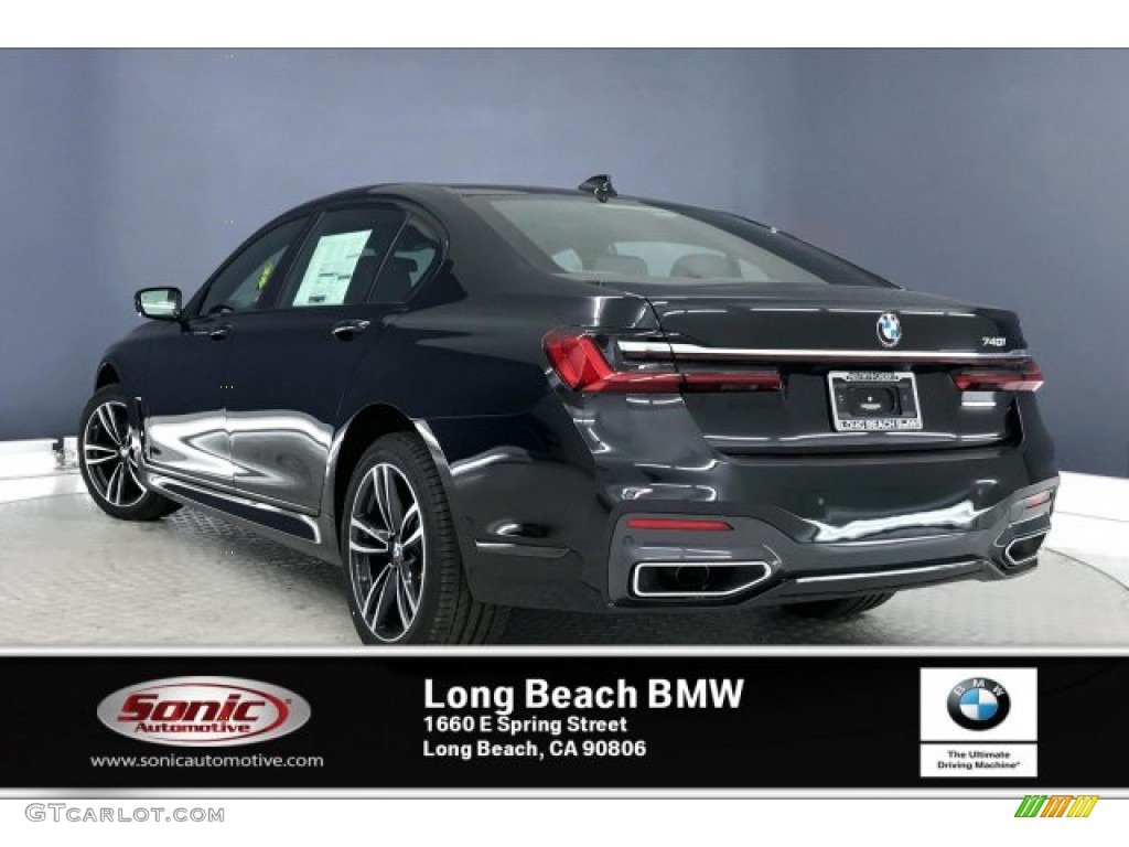 2020 7 Series 740i Sedan - Black Sapphire Metallic / Black photo #2