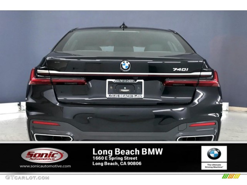 2020 7 Series 740i Sedan - Black Sapphire Metallic / Black photo #3