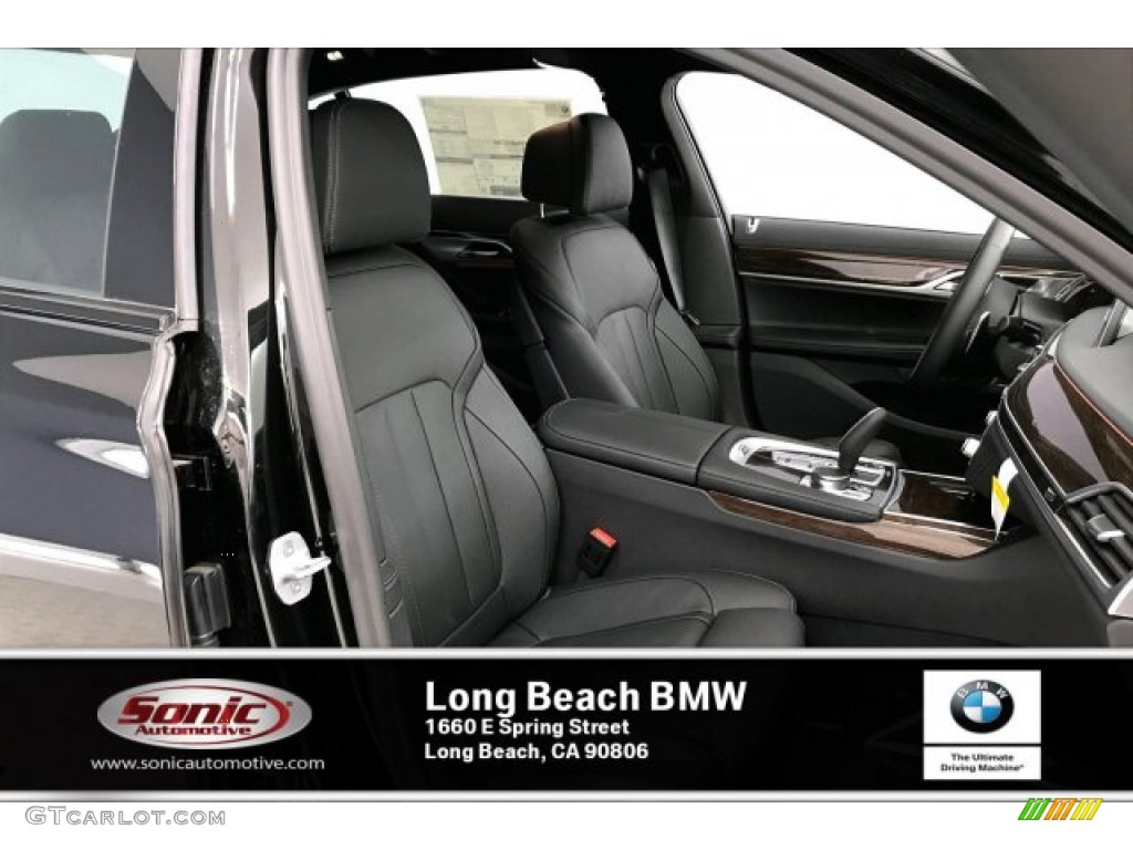 2020 7 Series 740i Sedan - Black Sapphire Metallic / Black photo #7
