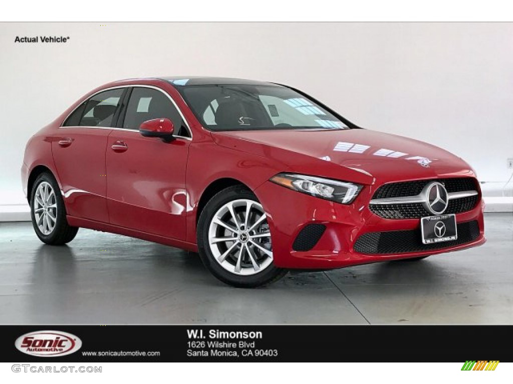 2020 A 220 Sedan - Jupiter Red / Black photo #1
