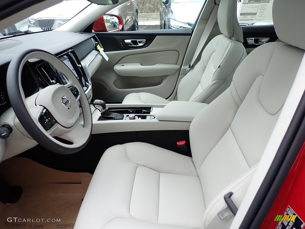 Blond Interior 2020 Volvo S60 T6 AWD Momentum Photo #137057880