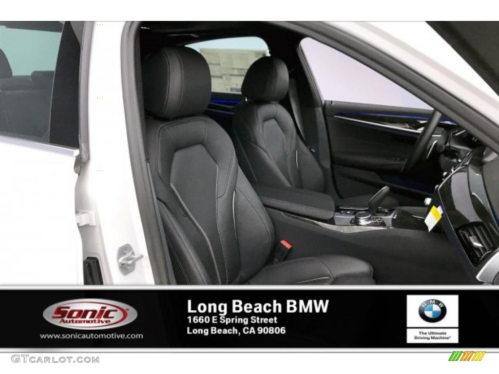 2020 5 Series 540i Sedan - Mineral White Metallic / Black photo #7