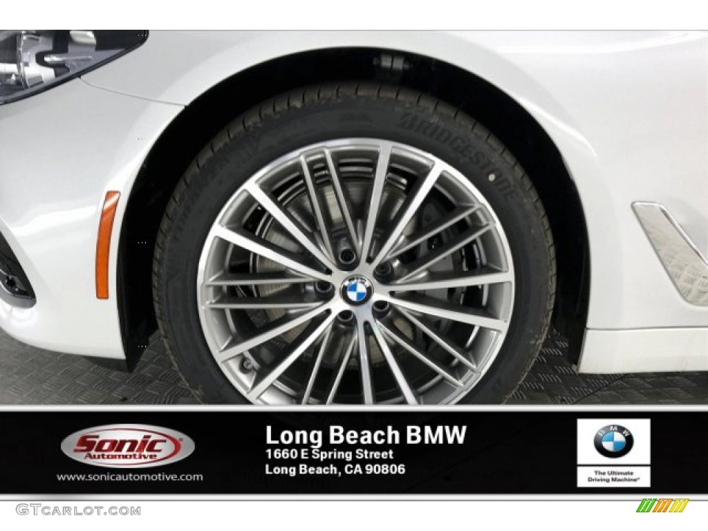 2020 5 Series 540i Sedan - Mineral White Metallic / Black photo #9