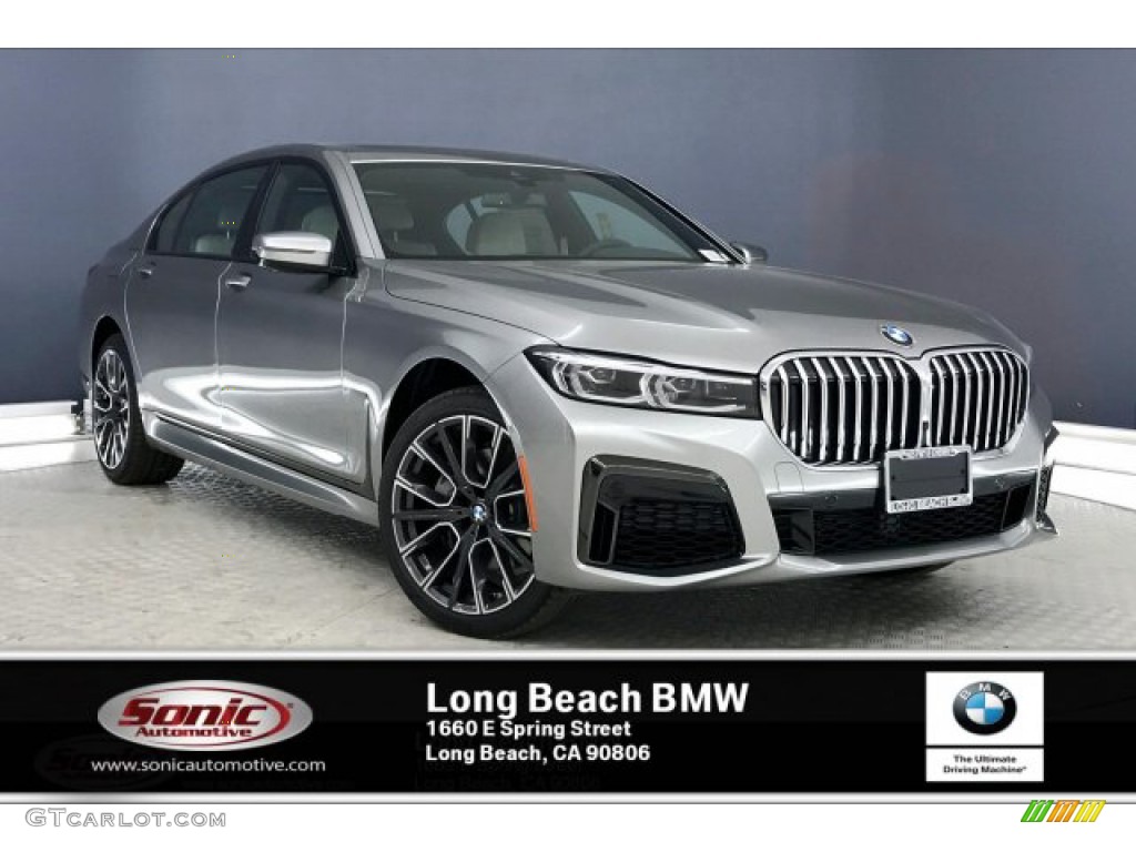 2020 7 Series 740i Sedan - Donington Grey Metallic / Ivory White/Black photo #1