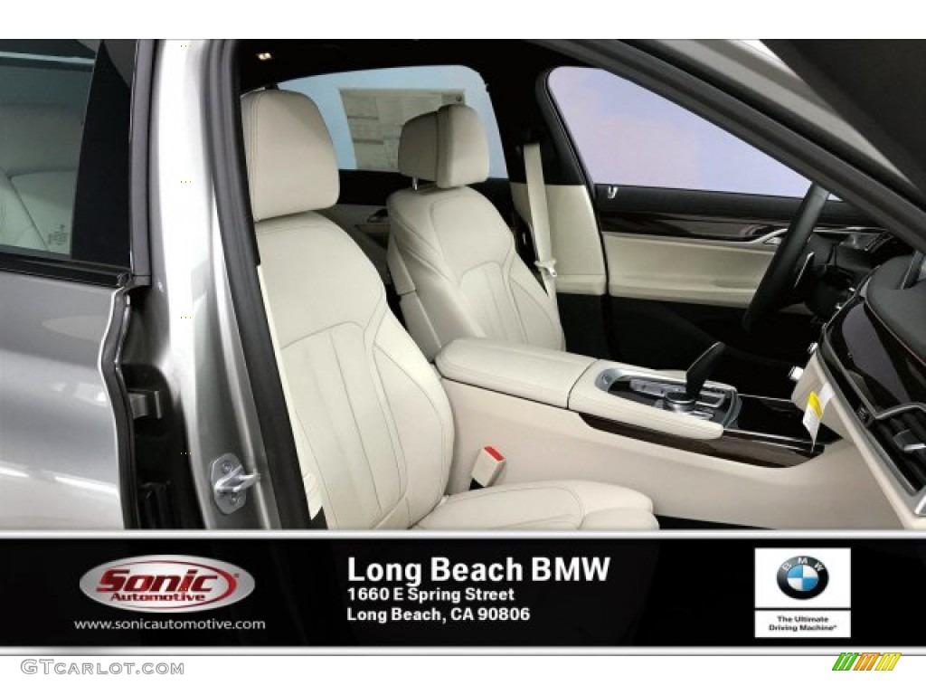2020 7 Series 740i Sedan - Donington Grey Metallic / Ivory White/Black photo #7