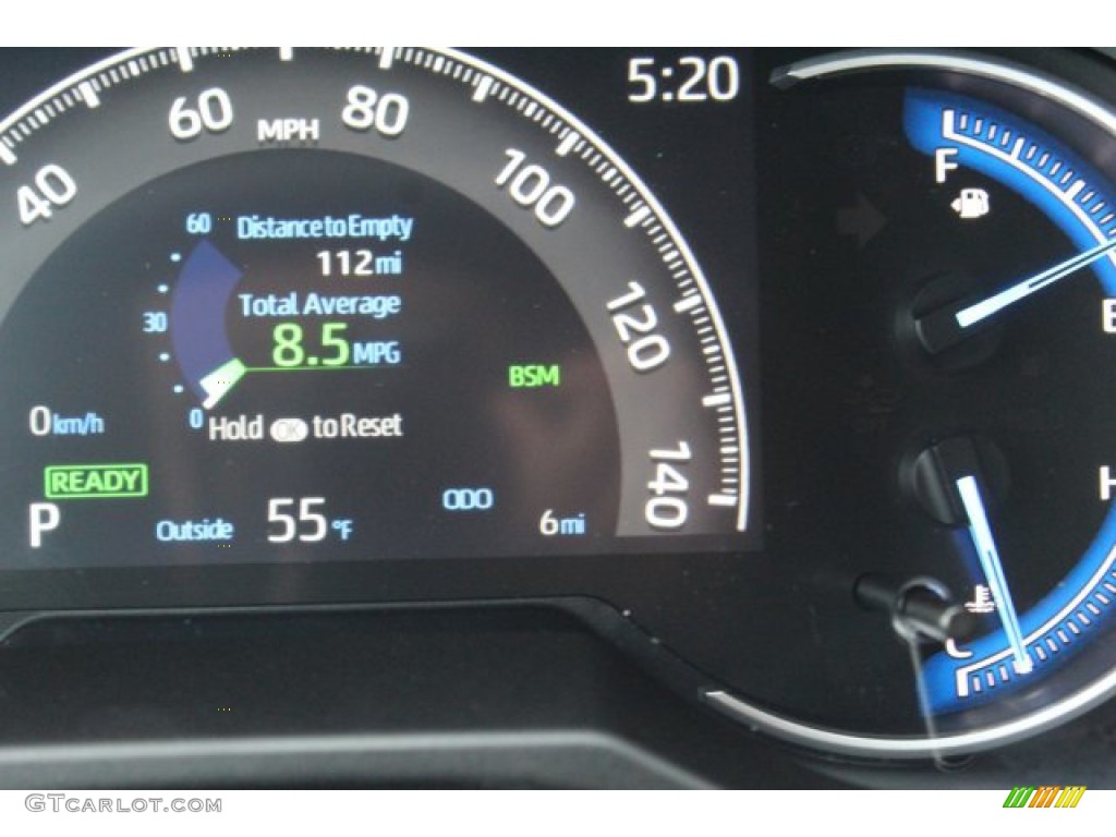 2020 RAV4 Limited AWD Hybrid - Magnetic Gray Metallic / Black photo #14