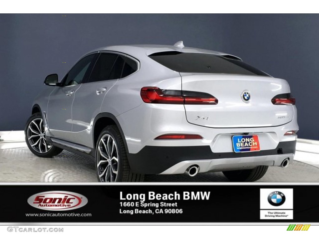 2020 X4 xDrive30i - Glacier Silver Metallic / Black photo #2