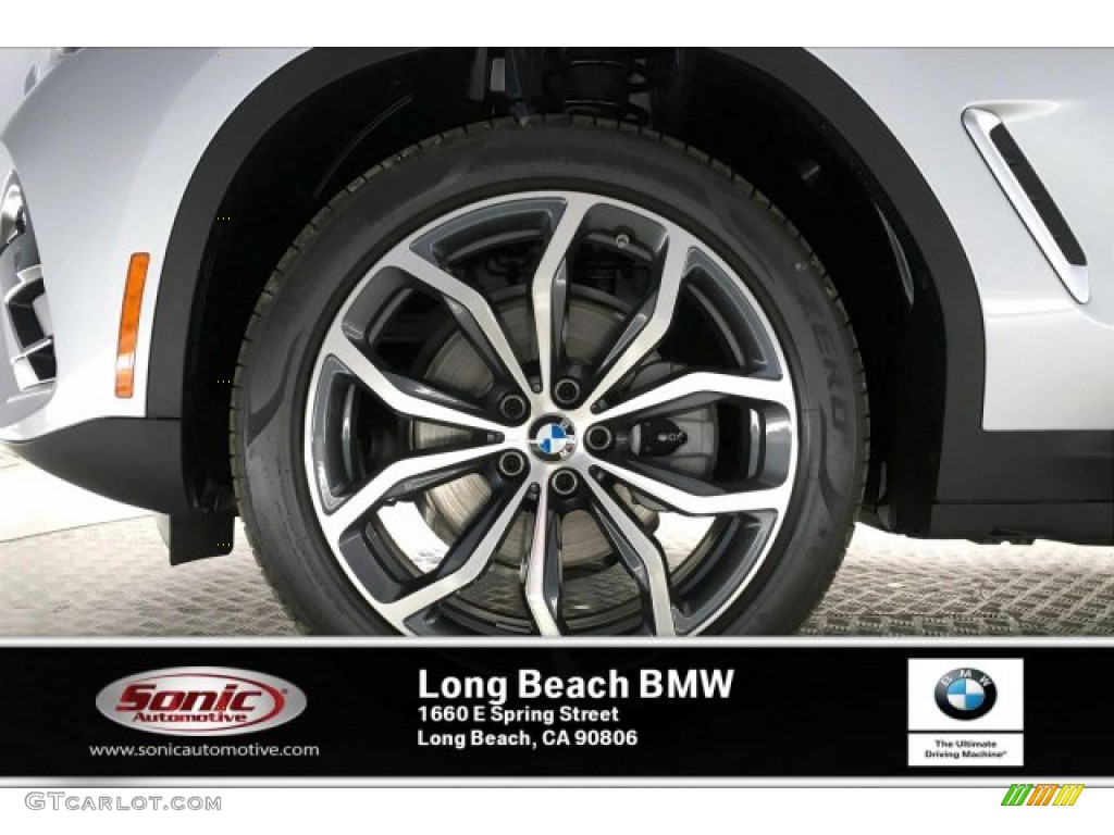 2020 X4 xDrive30i - Glacier Silver Metallic / Black photo #9