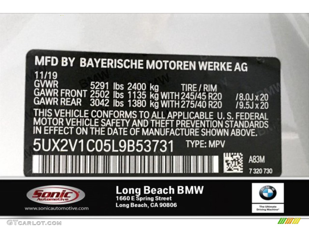 2020 X4 xDrive30i - Glacier Silver Metallic / Black photo #11