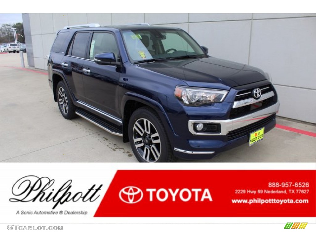 2020 4Runner Limited - Nautical Blue Metallic / Sand Beige photo #1