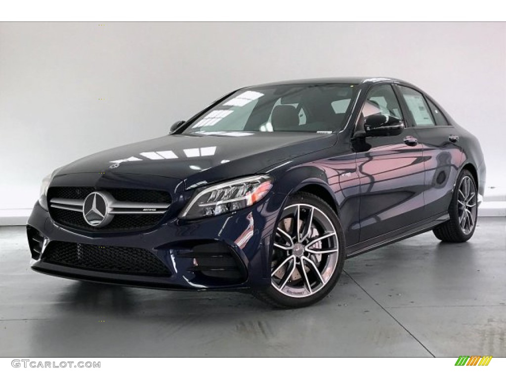 Lunar Blue Metallic 2020 Mercedes-Benz C AMG 43 4Matic Sedan Exterior Photo #137059782