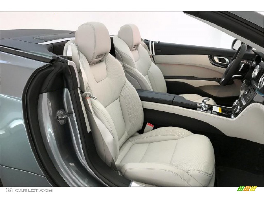 Crystal Grey/Black Interior 2020 Mercedes-Benz SL 450 Roadster Photo #137060532