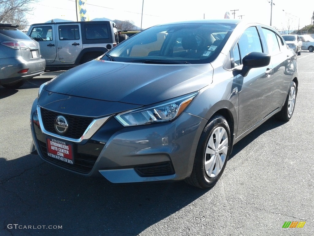 Gun Metallic 2020 Nissan Versa S Exterior Photo #137061294