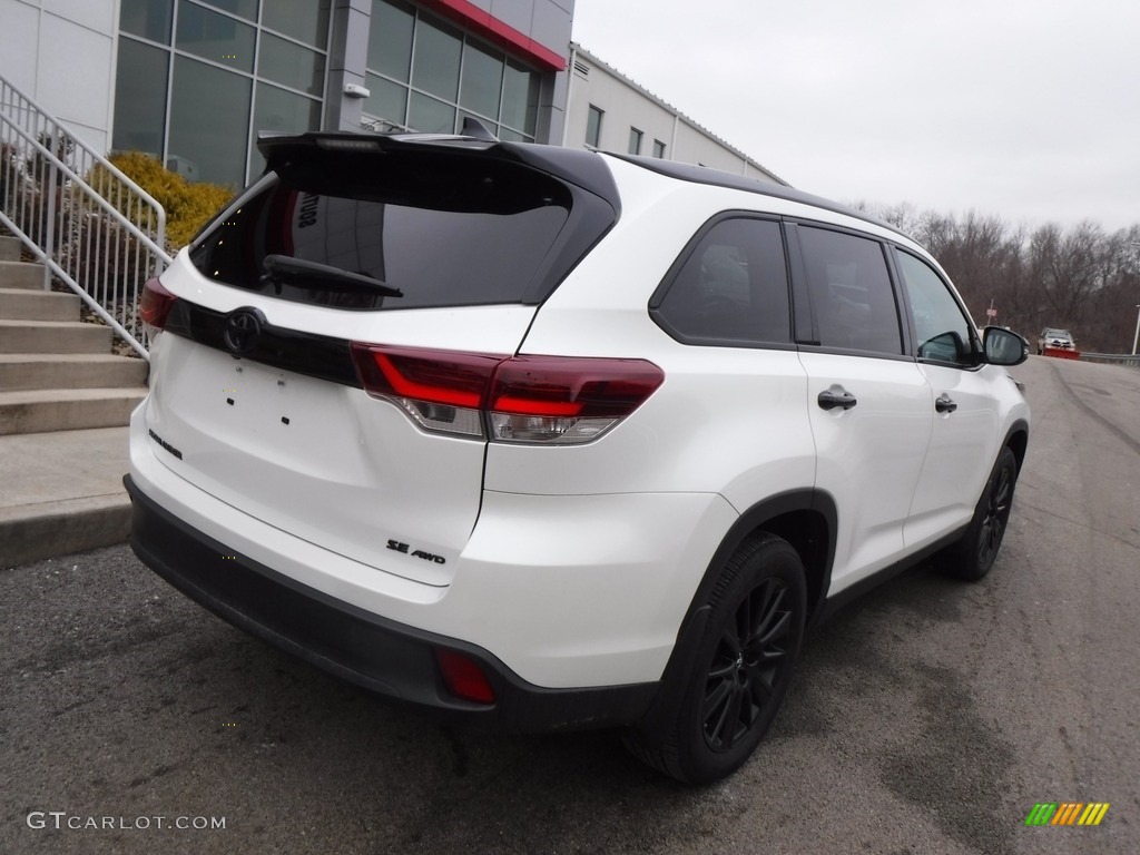 2019 Highlander SE AWD - Blizzard Pearl White / Black photo #8