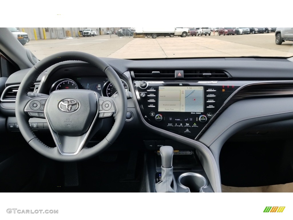 2020 Camry XLE - Ruby Flare Pearl / Black photo #4