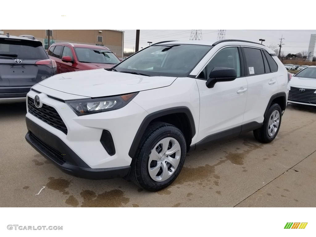 Super White 2020 Toyota RAV4 LE AWD Exterior Photo #137063799