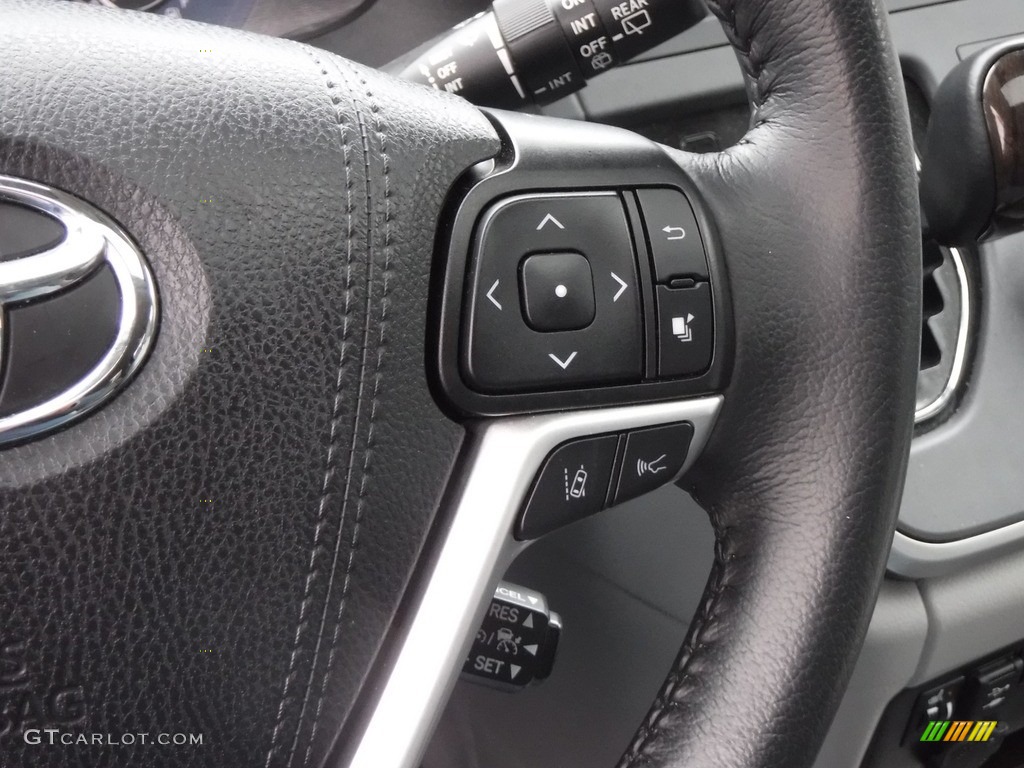 2020 Sienna XLE - Midnight Black Metallic / Ash photo #22