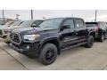 2020 Midnight Black Metallic Toyota Tacoma SR5 Double Cab 4x4  photo #1