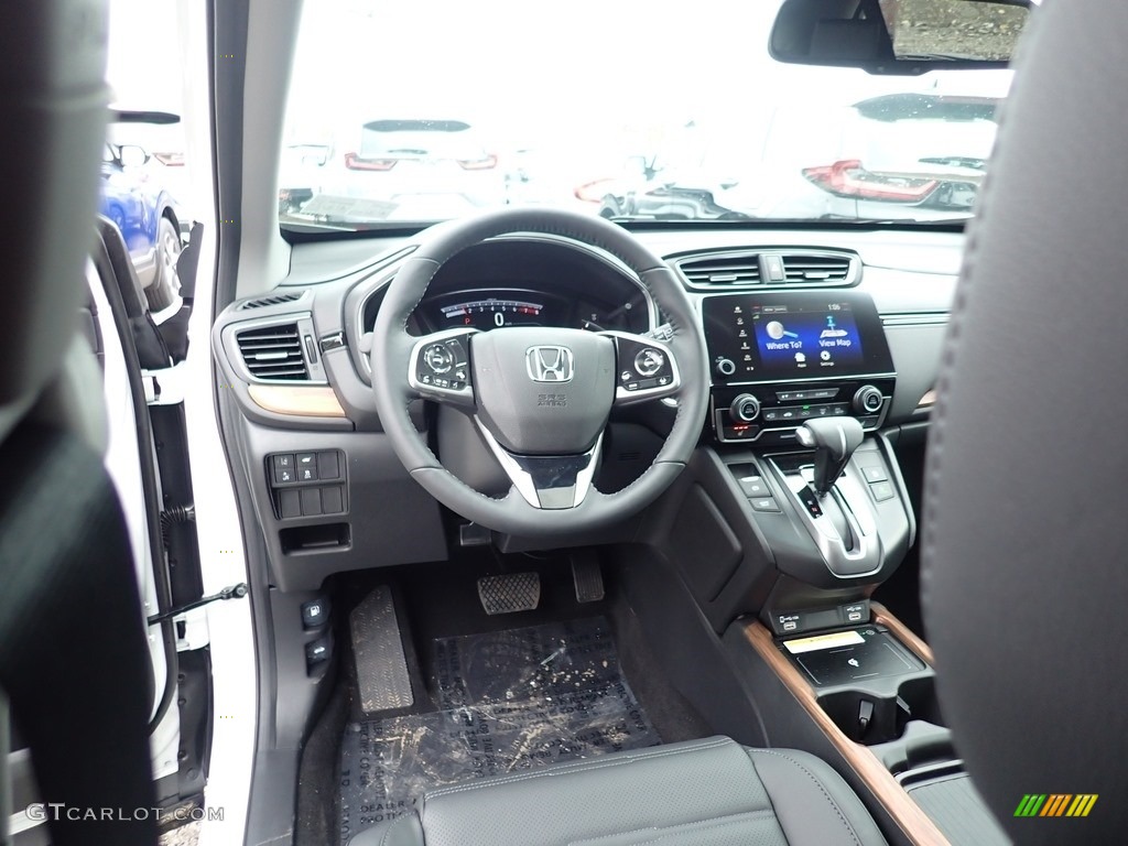 Black Interior 2020 Honda CR-V Touring AWD Photo #137066702