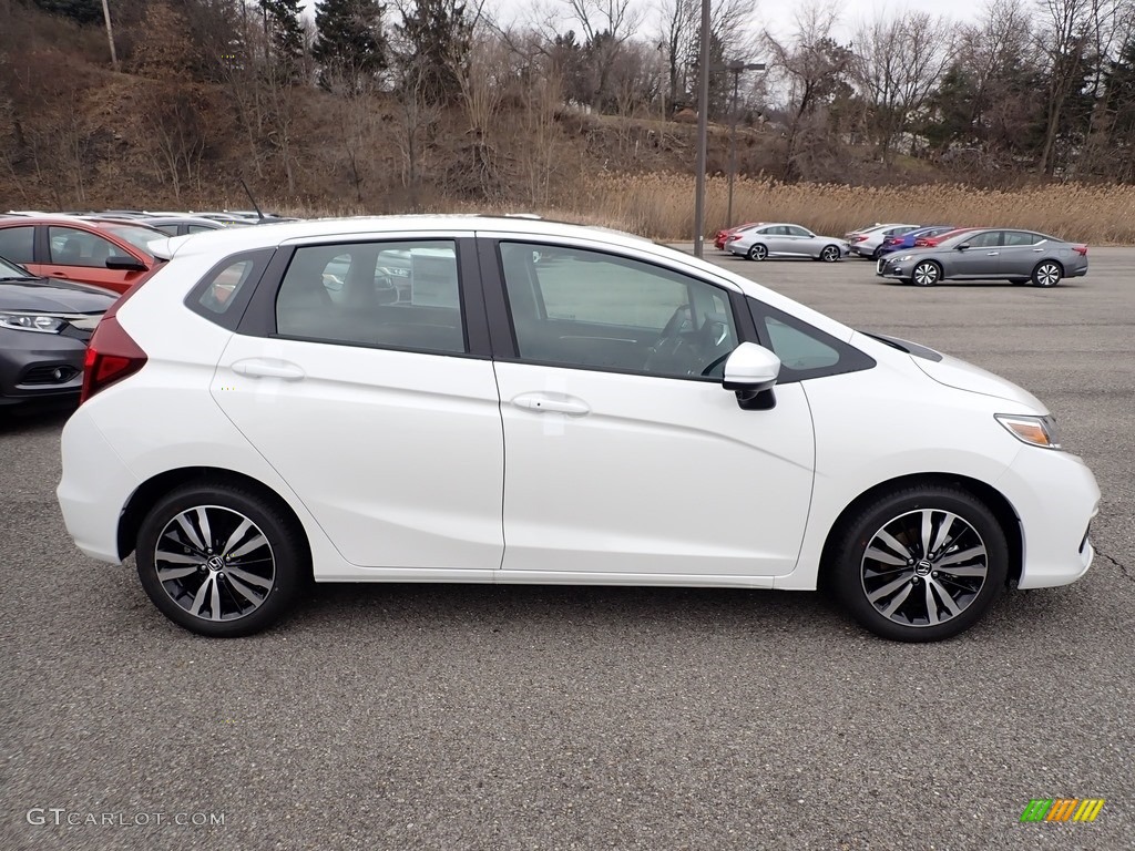 Platinum White Pearl 2020 Honda Fit EX Exterior Photo #137067234