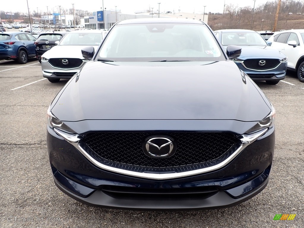 2020 CX-5 Touring AWD - Deep Crystal Blue Mica / Black photo #4