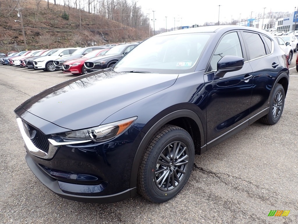 Deep Crystal Blue Mica 2020 Mazda CX-5 Touring AWD Exterior Photo #137067624