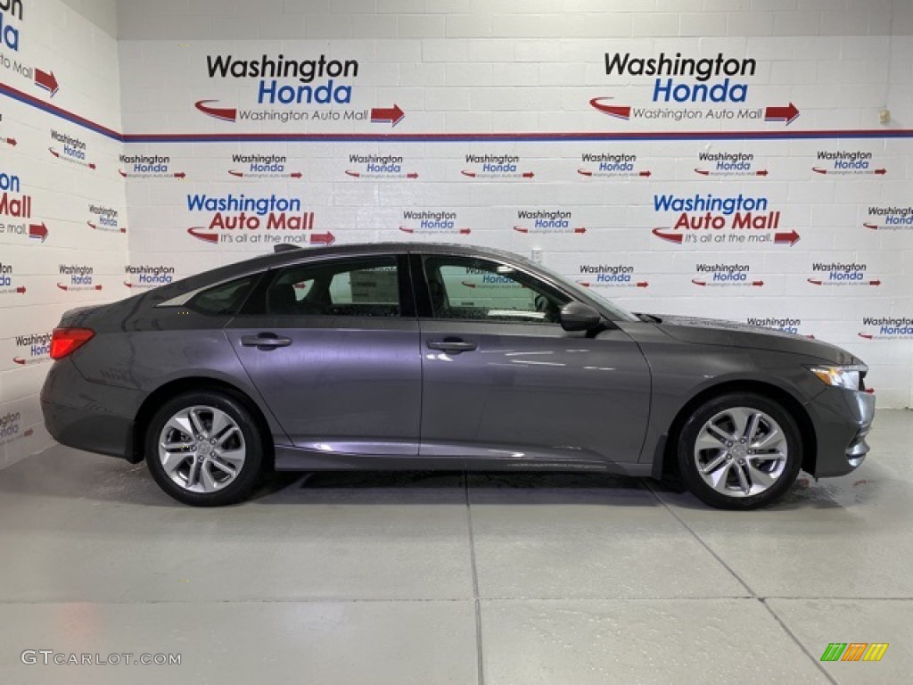 2020 Accord LX Sedan - Modern Steel Metallic / Black photo #1