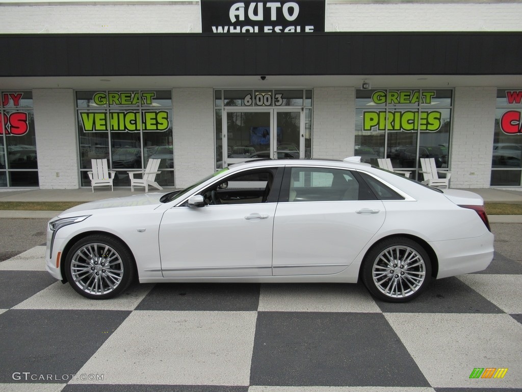 2019 CT6 Premium Luxury AWD - Crystal White Tricoat / Sahara Beige/Jet Black photo #1